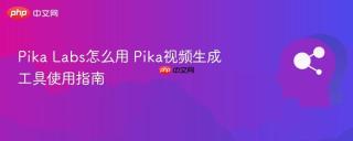 Pika Labs怎么用 Pika视频生成工具使用指南