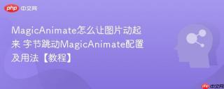 MagicAnimate怎么让图片动起来 字节跳动MagicAnimate配置及用法【教程】