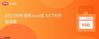 XSLT如何调用Java或.NET的外部函数