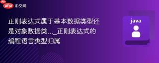 正则表达式属于基本数据类型还是对象数据类..._正则表达式的编程语言类型归属