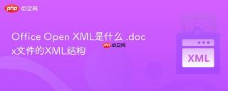 Office Open XML是什么 .docx文件的XML结构