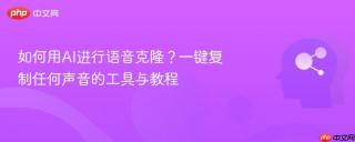 如何用AI进行语音克隆？一键复制任何声音的工具与教程