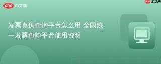 发票真伪查询平台怎么用 全国统一发票查验平台使用说明