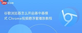 谷歌浏览器怎么开启画中画模式 Chrome视频悬浮窗播放教程