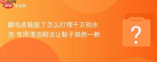 翻毛皮鞋脏了怎么打理千万别水洗 专用清洁刷法让鞋子焕然一新