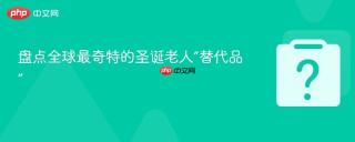 盘点全球最奇特的圣诞老人“替代品”