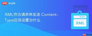 xml作为请求体发送 content-type应该设置为什么