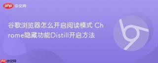 谷歌浏览器怎么开启阅读模式 Chrome隐藏功能Distill开启方法