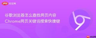 谷歌浏览器怎么查找网页内容 chrome网页关键词搜索快捷键