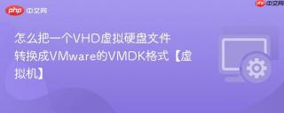 怎么把一个VHD虚拟硬盘文件转换成VMware的VMDK格式【虚拟机】