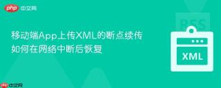 移动端app上传xml的断点续传 如何在网络中断后恢复