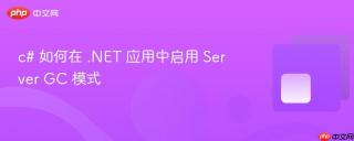 c# 如何在 .NET 应用中启用 Server GC 模式