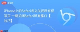 iphone上的safari怎么关闭所有标签页 一键关闭safari所有窗口【技巧】