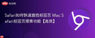 Safari如何快速查找标签页 Mac Safari标签页搜索功能【高效】