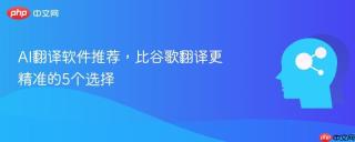 AI翻译软件推荐，比谷歌翻译更精准的5个选择