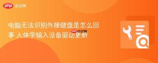 电脑无法识别外接键盘是怎么回事 人体学输入设备驱动更新