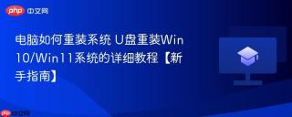 电脑如何重装系统 U盘重装Win10/Win11系统的详细教程【新手指南】