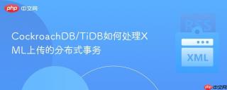 CockroachDB/TiDB如何处理XML上传的分布式事务