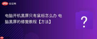 电脑开机黑屏只有鼠标怎么办 电脑黑屏的修复教程【方法】