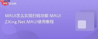 MAUI怎么实现扫码功能 MAUI ZXing.Net.MAUI使用教程