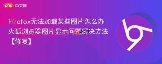 Firefox无法加载某些图片怎么办 火狐浏览器图片显示问题解决方法【修复】