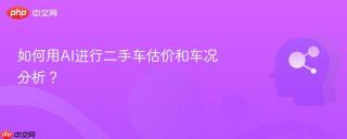 如何用AI进行二手车估价和车况分析？