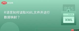 R语言如何读取XML文件并进行数据映射？