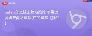 Safari怎么阻止跨站跟踪 苹果浏览器智能防跟踪(ITP)详解【隐私】