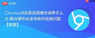 Chrome浏览器视频播放绿屏怎么办 解决硬件加速导致的视频问题【修复】