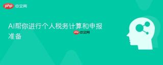 AI帮你进行个人税务计算和申报准备