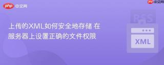 上传的XML如何安全地存储 在服务器上设置正确的文件权限