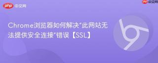 Chrome浏览器如何解决“此网站无法提供安全连接”错误【SSL】