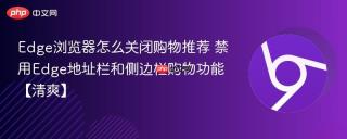 Edge浏览器怎么关闭购物推荐 禁用Edge地址栏和侧边栏购物功能【清爽】
