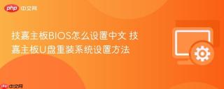 技嘉主板bios怎么设置中文 技嘉主板u盘重装系统设置方法
