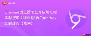Chrome浏览器怎么开启地址栏实时搜索 谷歌浏览器Omnibox即时建议【效率】