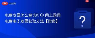 电费发票怎么查询打印 网上国网电费电子发票获取方法【指南】
