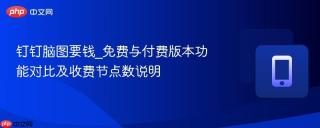 钉钉脑图要钱_免费与付费版本功能对比及收费节点数说明