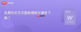 免费的交互式图表模板在哪里下载？