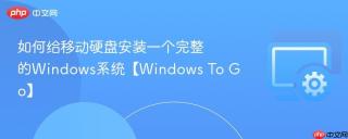 如何给移动硬盘安装一个完整的Windows系统【Windows To Go】