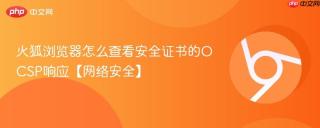 火狐浏览器怎么查看安全证书的OCSP响应【网络安全】