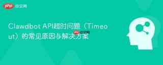 clawdbot api超时问题(timeout)的常见原因与解决方案