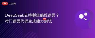 DeepSeek支持哪些编程语言？冷门语言代码生成能力测试