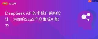 DeepSeek API的多租户架构设计，为你的SaaS产品集成AI能力