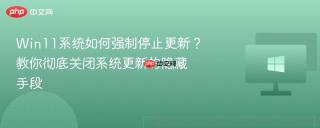win11系统如何强制停止更新?教你彻底关闭系统更新的隐藏手段