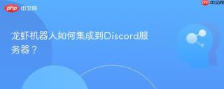 龙虾机器人如何集成到Discord服务器？