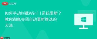 如何手动拦截Win11系统更新？教你彻底关闭自动更新推送的方法