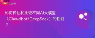 如何评估和比较不同AI大模型（Clawdbot/DeepSeek）的性能？
