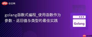golang函数式编程_使用函数作为参数、返回值与类型的最佳实践