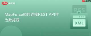 MapForce如何连接REST API作为数据源