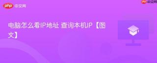 电脑怎么看IP地址 查询本机IP【图文】